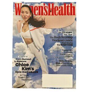 Womens Health Magazine Winter 2025 Chloe Kim's Epic Comeback Team USA Superstars